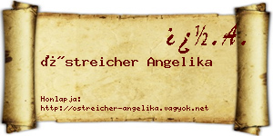 Östreicher Angelika névjegykártya